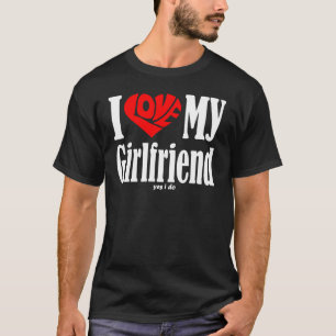 Camiseta Eu amo meu namorada sim eu faço surra de dia de os