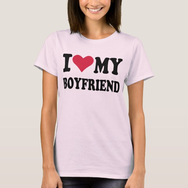 Camiseta Eu amo meu namorado (Frente)