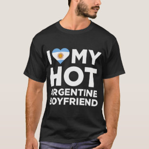 Camiseta Eu Amo Meu Namorado argentino quente - Cuz Argenti