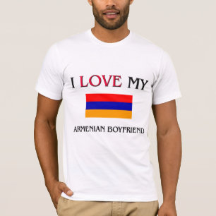Camiseta Eu amo meu Namorado armênio