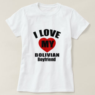 CAMISETA EU AMO MEU NAMORADO BOLIVIANO