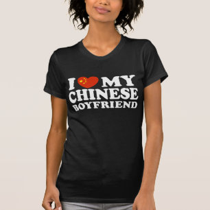 Camiseta Eu amo meu namorado chinês