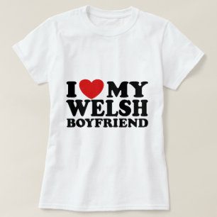 Camiseta Eu amo meu namorado de Galês