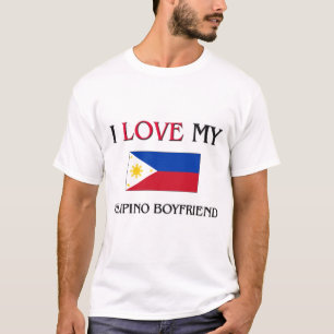 Camiseta Eu amo meu namorado filipino