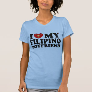 Camiseta Eu amo meu namorado filipino