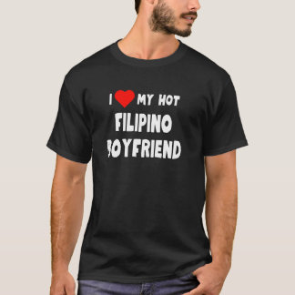 Camiseta Eu Amo Meu Namorado Filipino Gostoso engraçado p