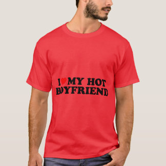 Camiseta Eu Amo Meu Namorado Gostoso Coração Meu Eu Amo Nam