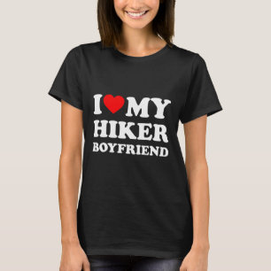 Camiseta Eu Amo Meu Namorado Montanhista Coração Namorado V