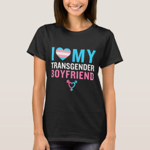 Camiseta Eu Amo Meu Namorado Transgênero Orgulho Lgbt Valen
