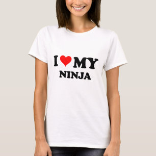 Camiseta Eu amo meu Ninja