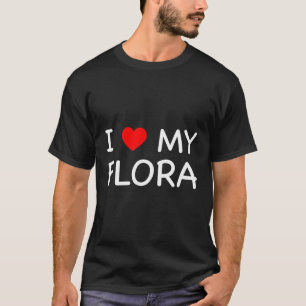 Camiseta Eu Amo Meu Nome Da Flora Red