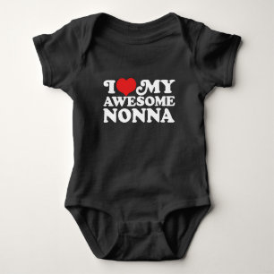 Camiseta Eu amo meu Nonna impressionante