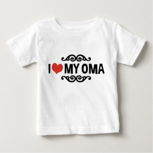 Camiseta Eu amo meu Oma