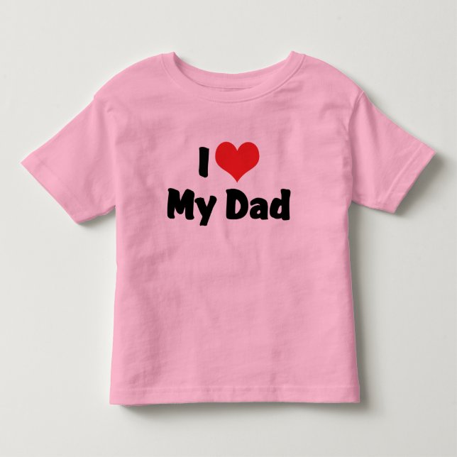 Camiseta Eu Amo Meu Pai (Frente)