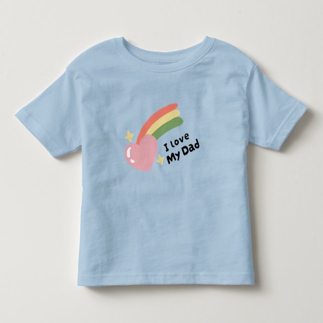 Camiseta Eu Amo Meu Pai (Frente)