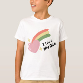 Camiseta Eu Amo Meu Pai