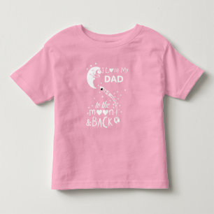 Camiseta Eu amo meu pai até a lua e volta