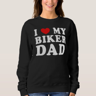 Camiseta Eu Amo Meu Pai De Biker Legal Padre Marido Gra