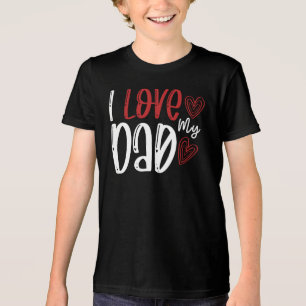 Camiseta Eu Amo Meu Pai, Dia de os pais