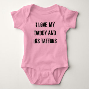 Camiseta Eu amo meu pai e seus tatuagens