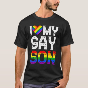 Camiseta Eu Amo Meu Pai Filho Orgulho gay Lgbb Lésbica Lgbt
