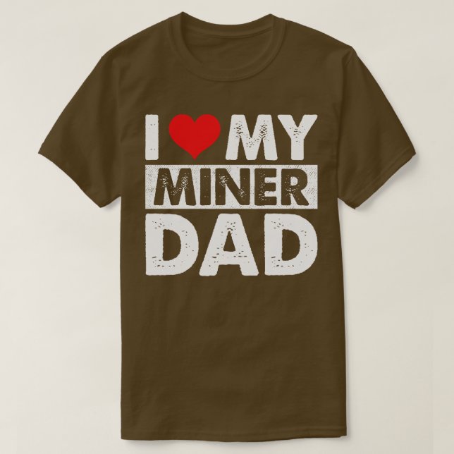 Camiseta Eu Amo Meu Pai Mineiro (Frente do Design)