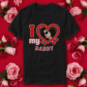 Camiseta Eu Amo Meu Pai Personalizado