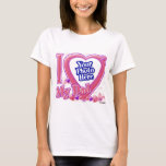 Camiseta Eu amo meu Pai rosa/roxo - foto<br><div class="desc">I Love My Pai cor-de-rosa/roxo - foto Adicione sua foto favorita a este design de camiseta!</div>