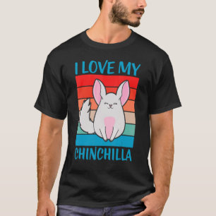 Camiseta Eu Amo Meu Panchilla Retro Sunset