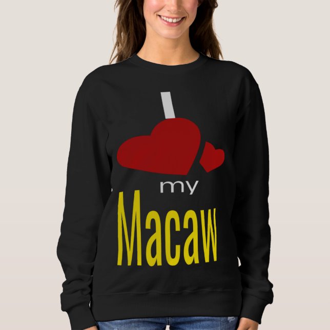 Camiseta Eu Amo Meu Papagaio Arara (Frente)