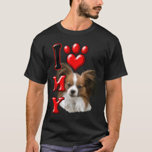 Camiseta Eu Amo Meu Papillon 21