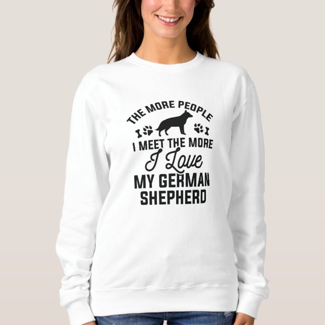 Camiseta Eu Amo Meu Pastor Alemão (Frente)
