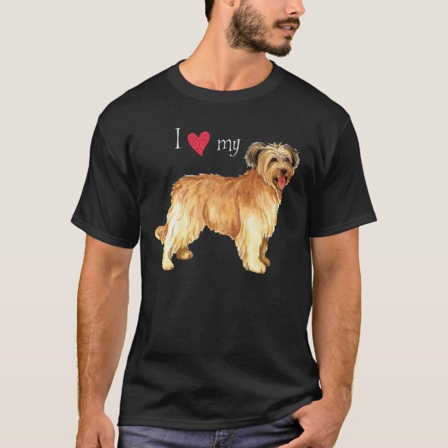 Camiseta Eu amo meu pastor pirenaico (Frente)