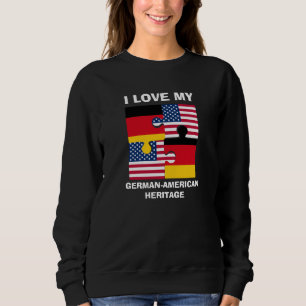 Camiseta Eu Amo Meu Patrimônio Alemão Americano