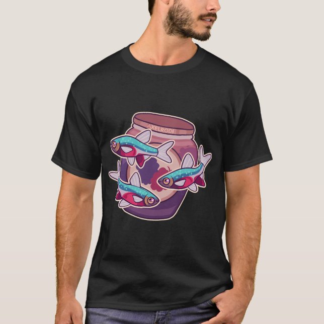 Camiseta Eu amo meu peixe dourado (Frente)