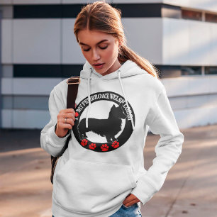 Camiseta Eu Amo Meu Pembroke Welsh Corgi Hoodie