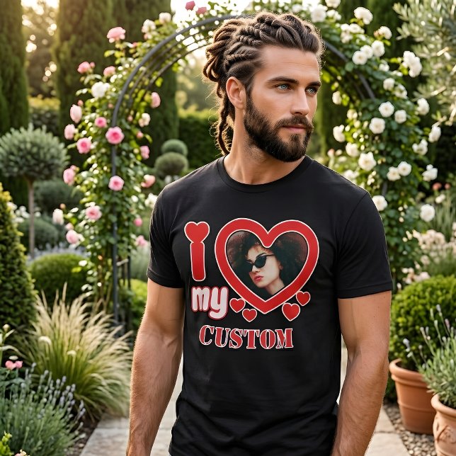 Camiseta Eu Amo Meu Personalizado (Criador carregado)