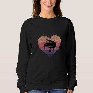 Camiseta Eu Amo Meu Piano Grande