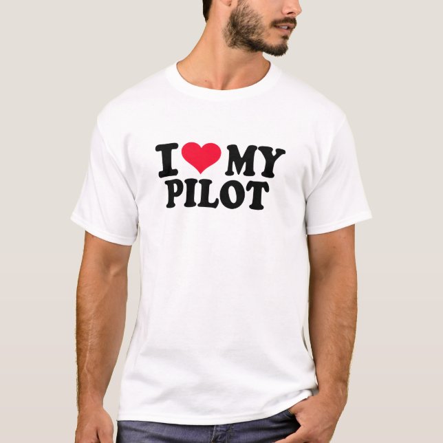 Camiseta Eu amo meu piloto (Frente)