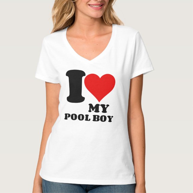 CAMISETA EU AMO MEU PISCINA (Frente)