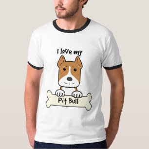 Camiseta Eu amo meu Pitbull