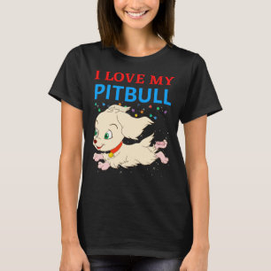 Camiseta Eu Amo Meu Pitbull 19