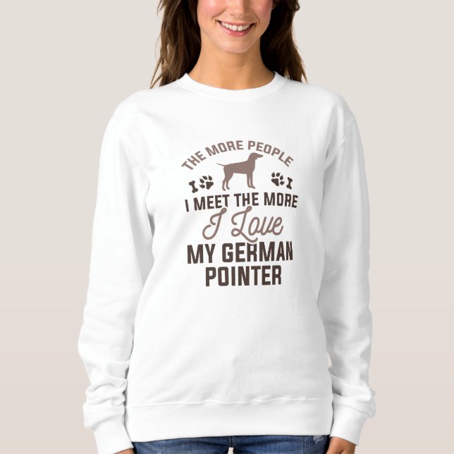 Camiseta Eu Amo Meu Pointer Alemão (Frente)