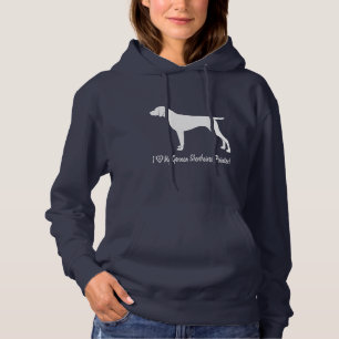Camiseta Eu Amo Meu Ponteiro Alemão Curto