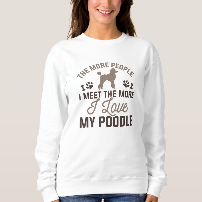 Camiseta Eu Amo Meu Poodle (Frente)