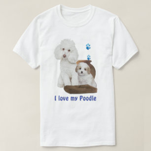 Camiseta Eu amo meu Poodle