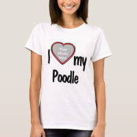 Eu Amo Meu Poodle - Cão Cachorro Cachorro Vermelho