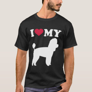 Camiseta Eu Amo Meu Poodle De Brinquedo
