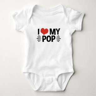 Camiseta Eu amo meu pop