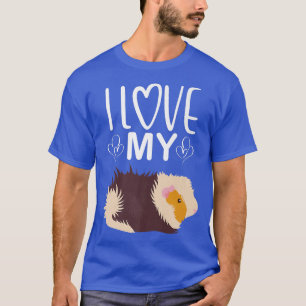 Camiseta Eu Amo Meu Porco-guineense Eu Cozinho-guincho I Gu